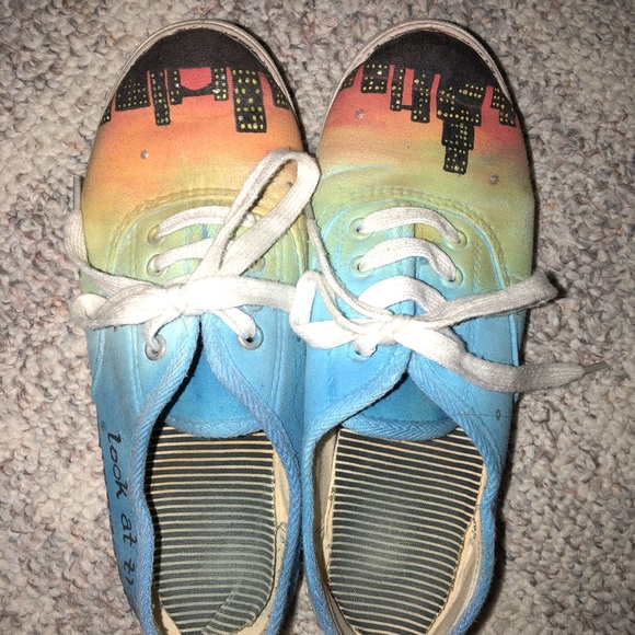 painted keds